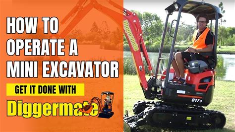 driving a mini excavator|operating mini excavator video.